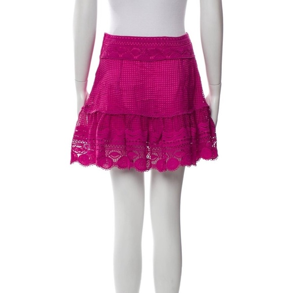 💕Farm Rio Morada Scalloped Mini Skirt NWT Size Medium💕 - Picture 3 of 13